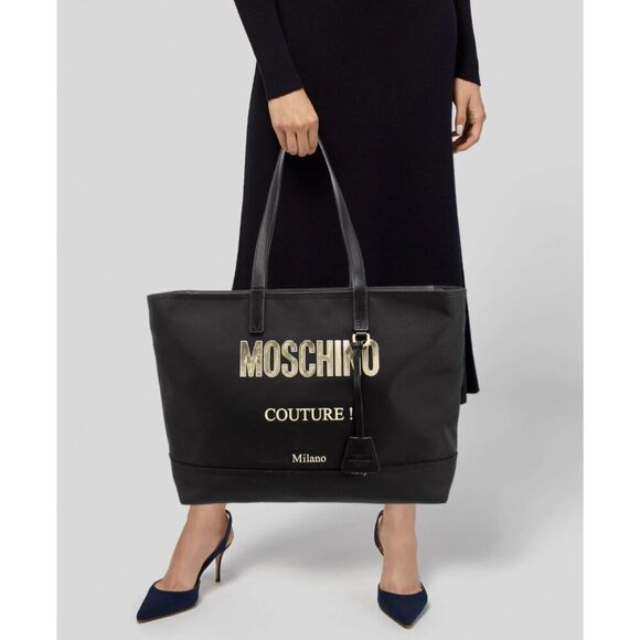 Moschino Couture Nylon Tote Bag w/Tags